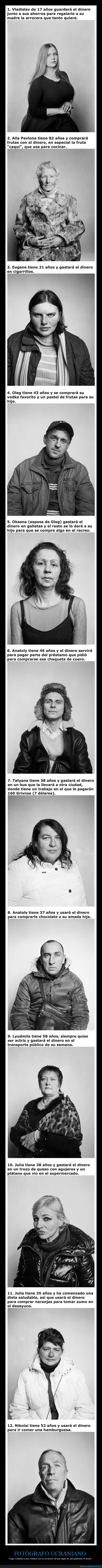 fotógrafo,pagar,2 dólares,gastar,dinero