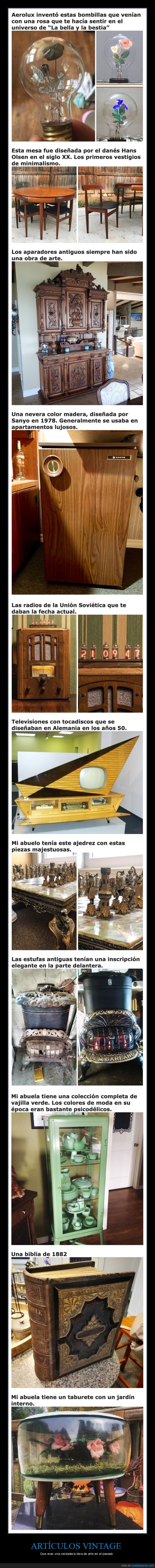 artículos,vintage,retro