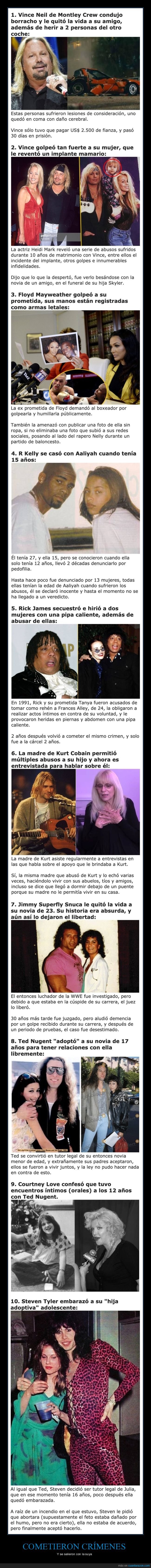 famosos,crímenes,salirse con la suya