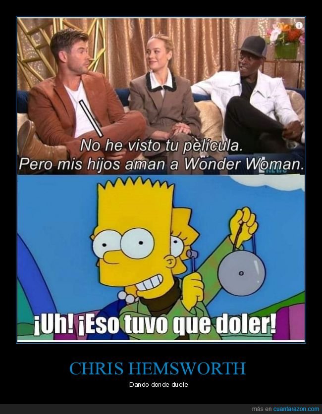 chris hemsworth,brie larson,capitana marvel,wonder woman,trolling