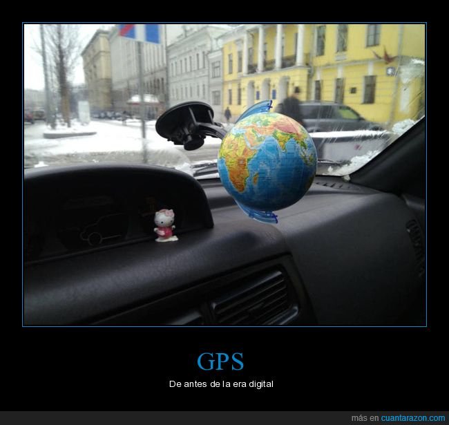 gps,globo terráqueo,coche