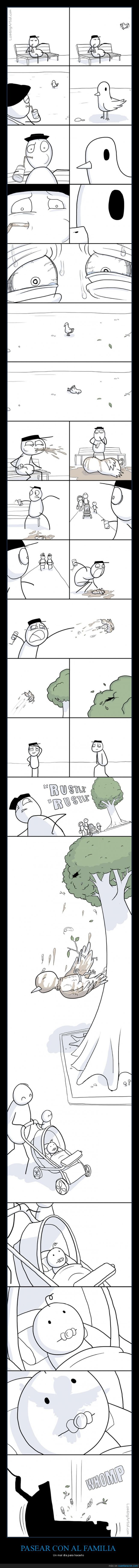 pájaro,carrito,bebé