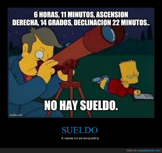 sueldo,telescopio,skinner,simpsons