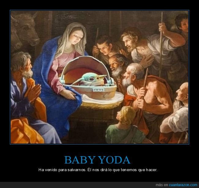 baby yoda,arte,virgen,star wars