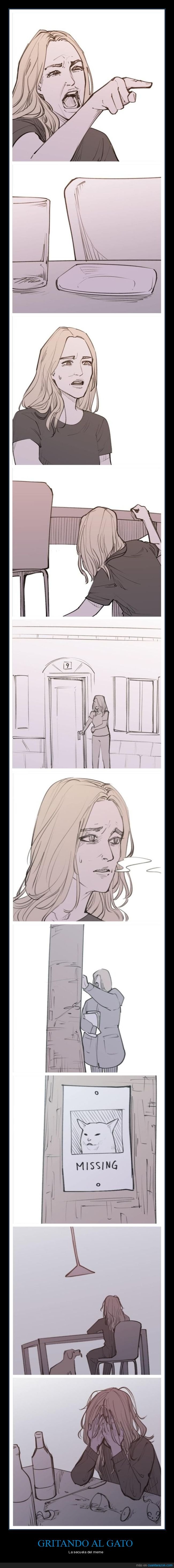 gritando al gato,secuela,perdido