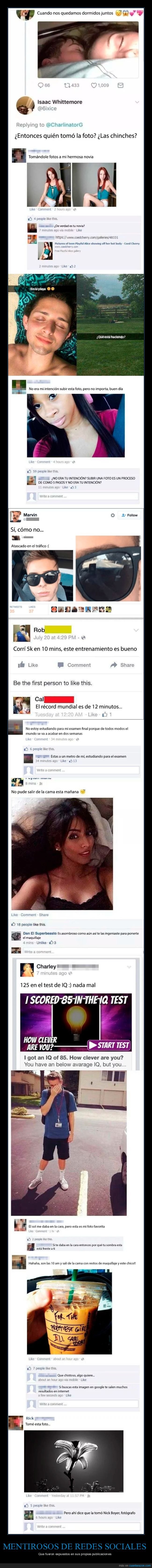 mentirosos,redes sociales,fails