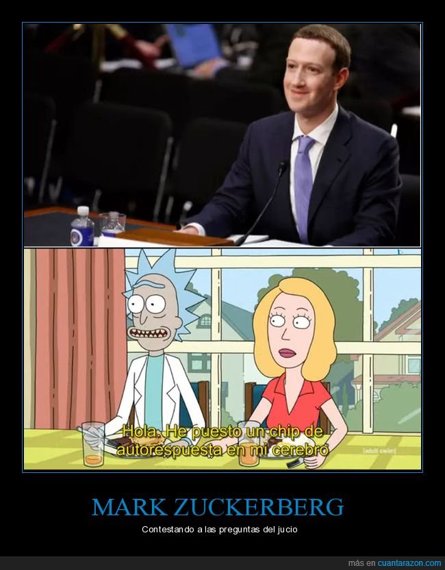 mark,zuckerberg,rick y morty,chip,autorespuesta