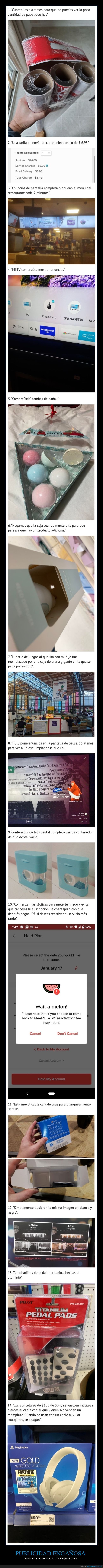 publicidad engañosa,productos,engaños