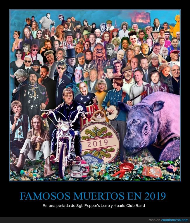 famosos,muertos,2019