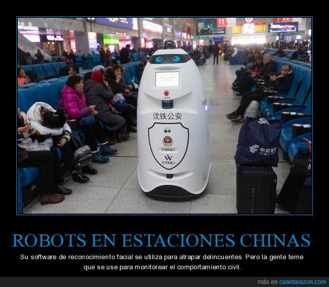robot,china,reconocimiento facial