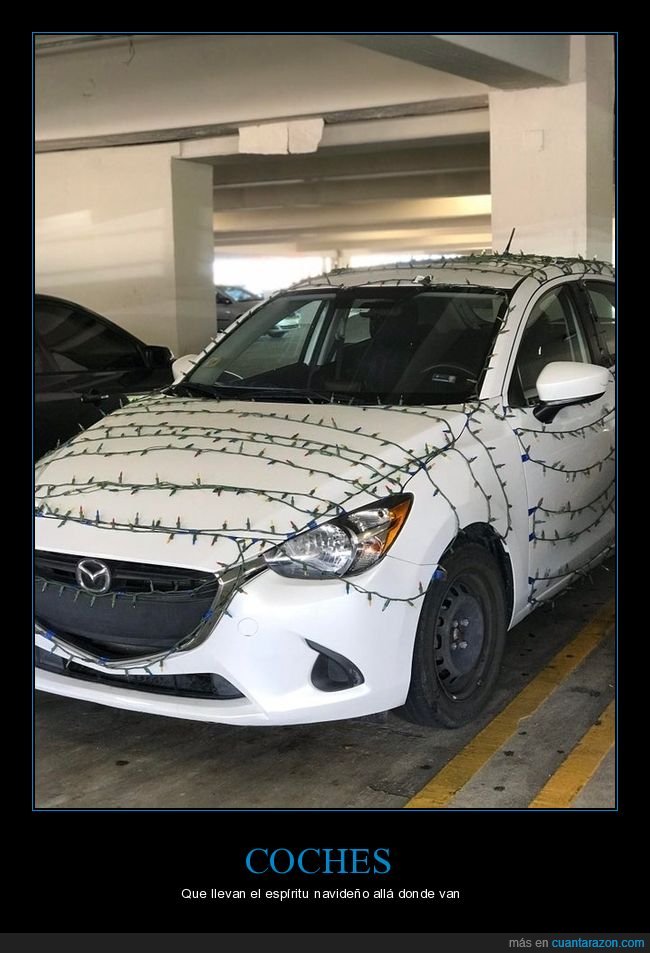 coche,luces de navidad,navidad