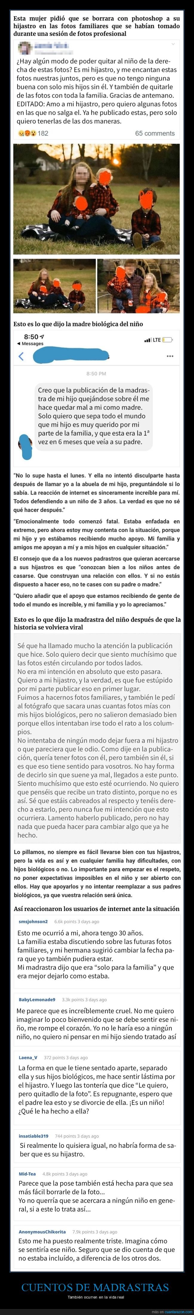 madrstra,madre,hijos,hijastro