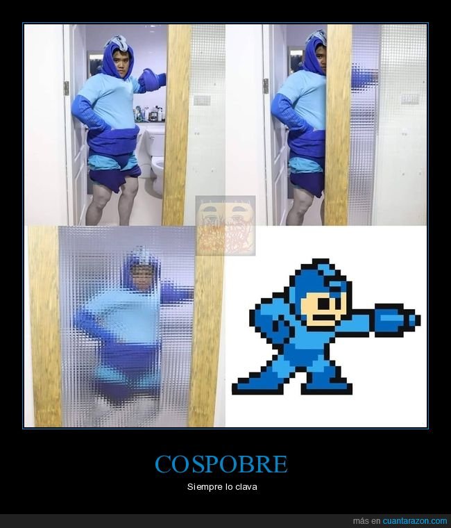 cospobre,megaman,pixelado