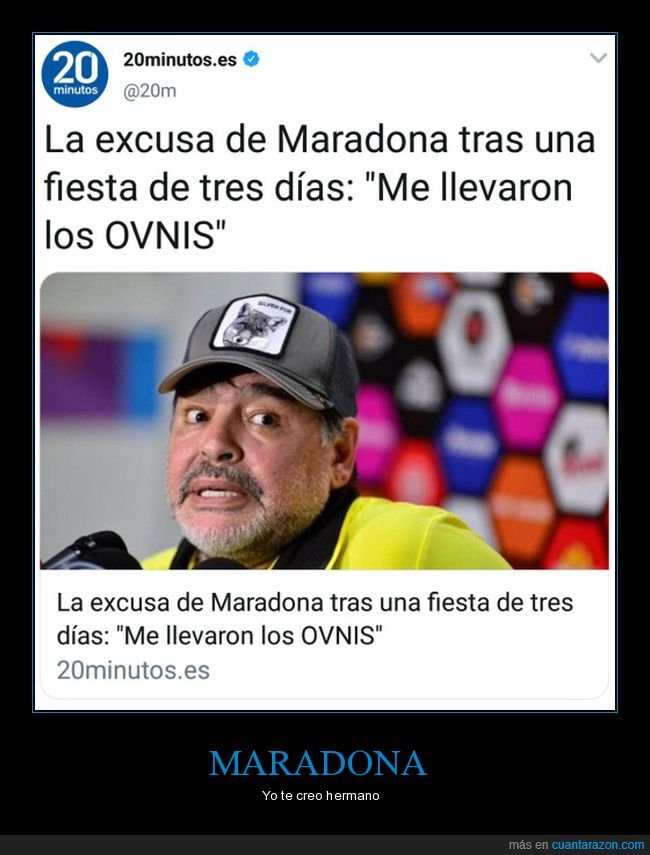maradona,fiesta,ovnis