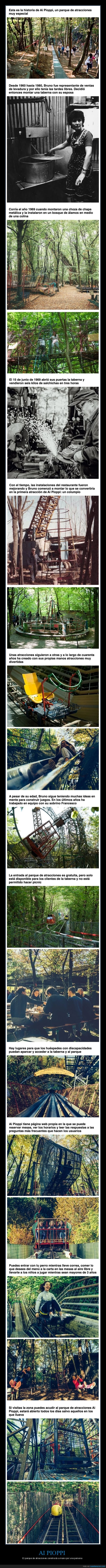ai pioppi,parque de atracciones,construido a mano