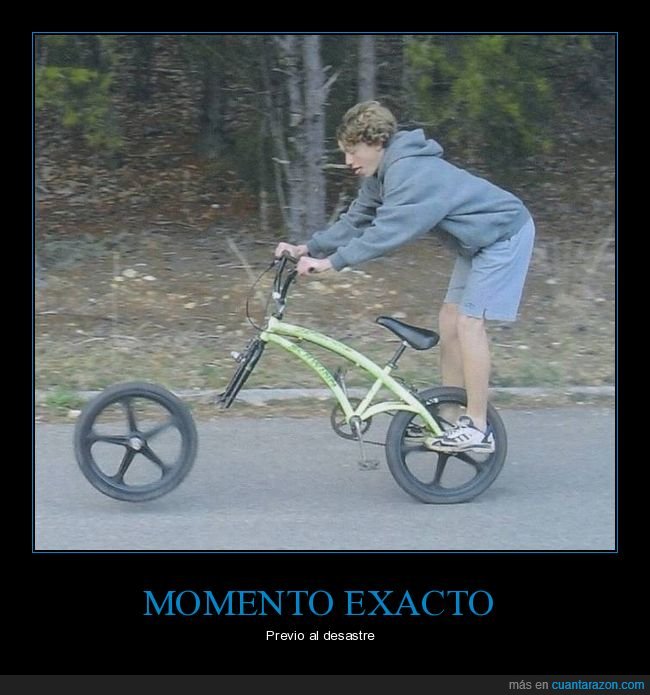 bicicleta,rueda,momento exacto,fails