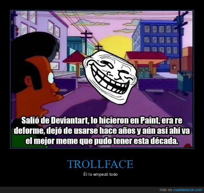 trollface,apu,simpsons