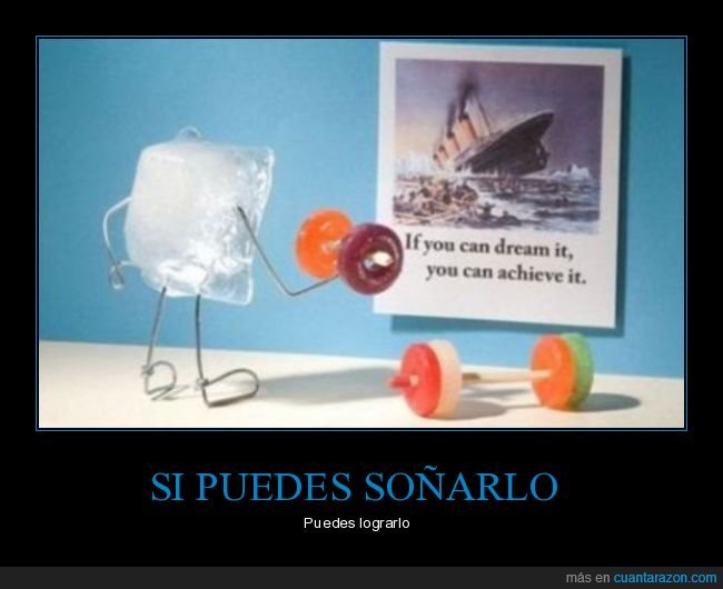 hielo,titanic,entrenando,soñando,lograrlo,iceberg