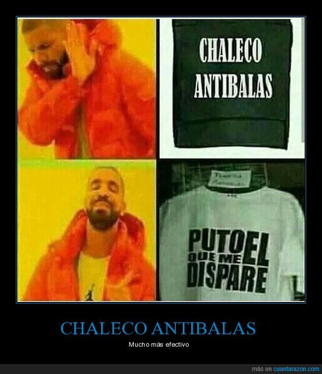 chaleco antibalas,camiseta,drake