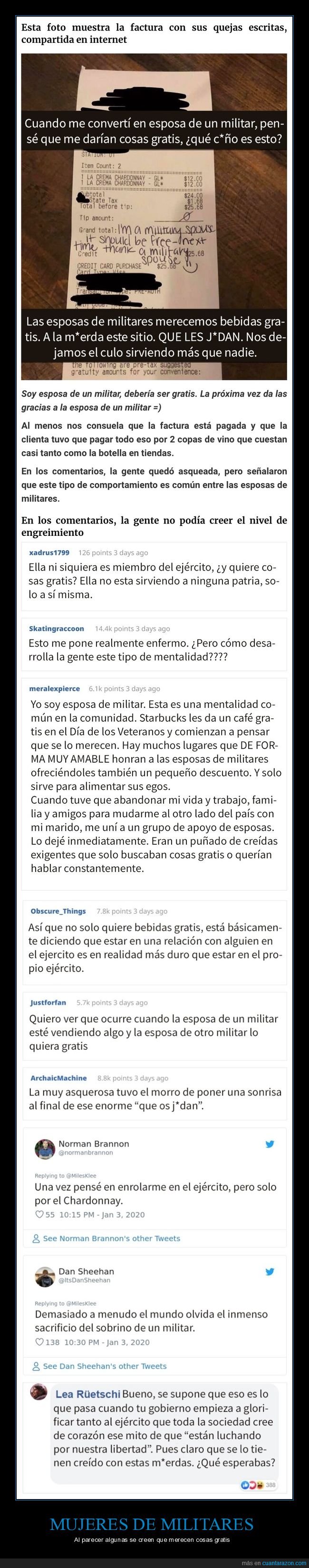 mujer,militar,vino,gratis,restaurante