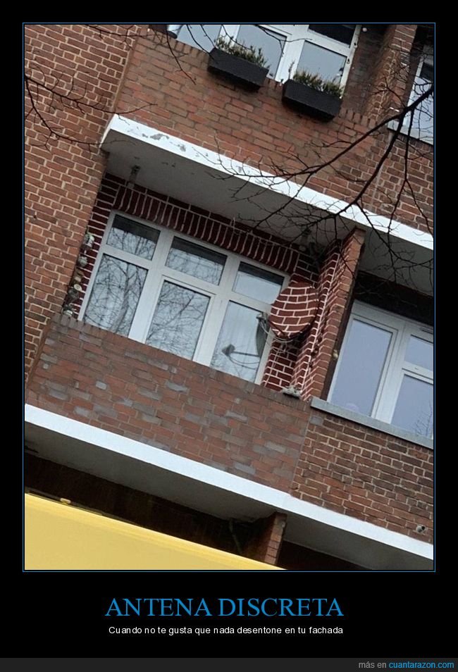 antena,pintada,fachada