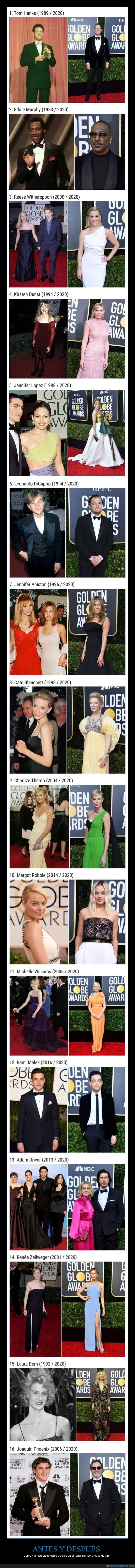 antes,después,cambiar,actores,globos de oro