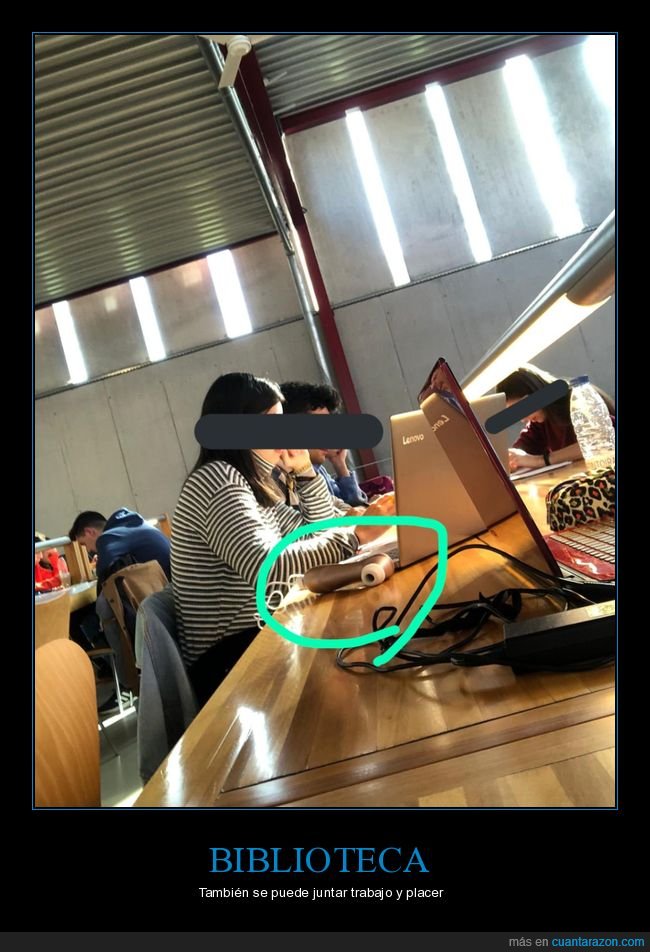 biblioteca,trabajo,placer,satisfyer