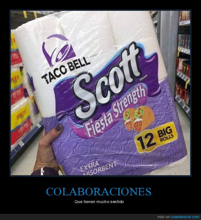 papel higiénico,taco bell,tacos,colaboración