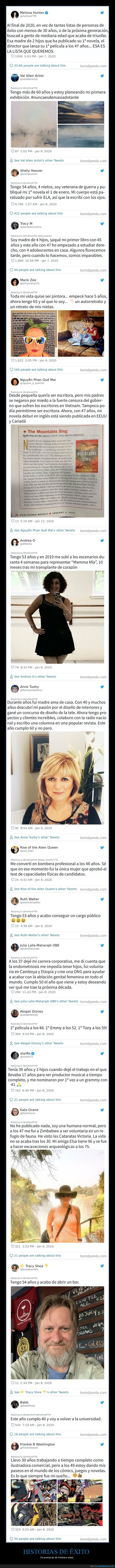 historias de &eacute;xito,mediana edad