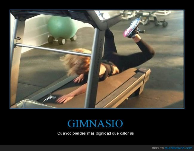 gimnasio,cinta andadora,fails