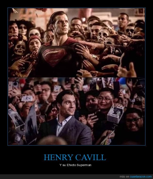 henry cavill,superman,parecidos