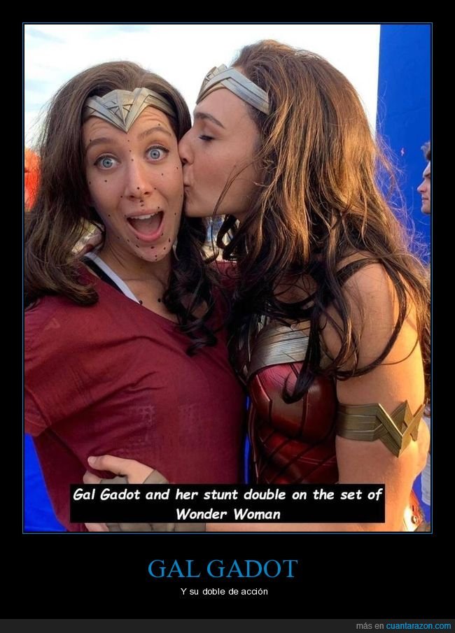 gal gadot,doble,wonder woman