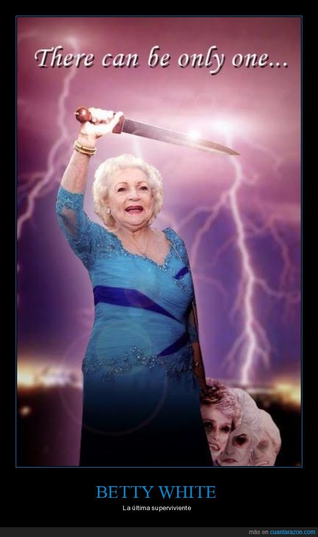 las chicas de oro,betty white,los inmortales