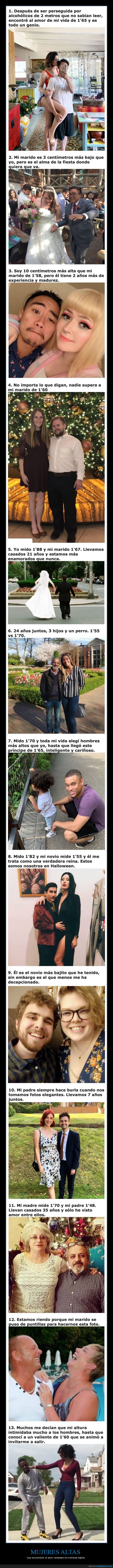 altas,bajitos,parejas