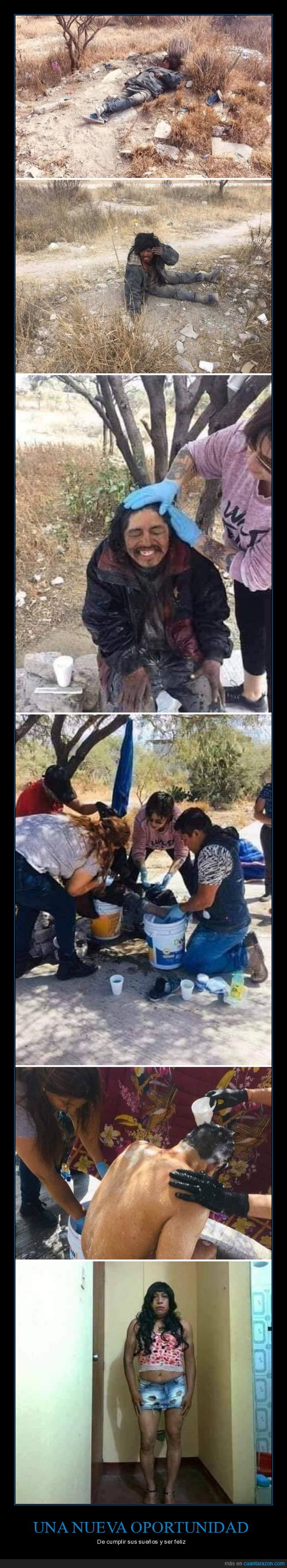 mendigo,ayudando,limpiando,wtf