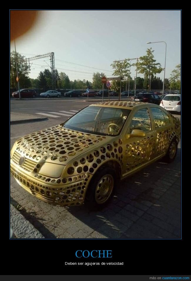 coche,agujeros,wtf