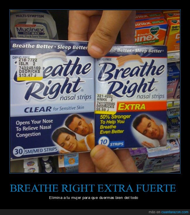 breathe right,extra fuerte,eliminar,mujer,dormir