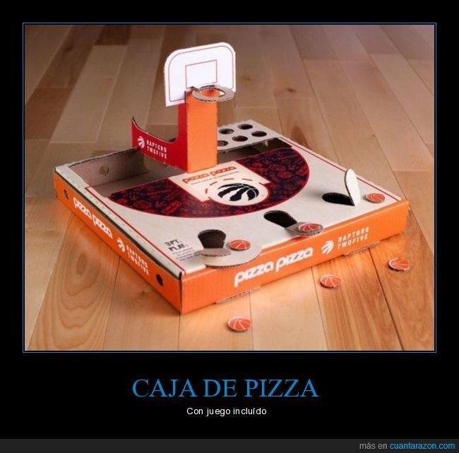 caja de pizza,juego,canasta