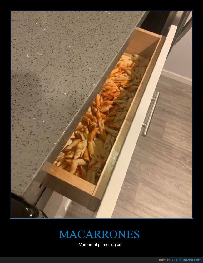 cajón,macarrones,wtf