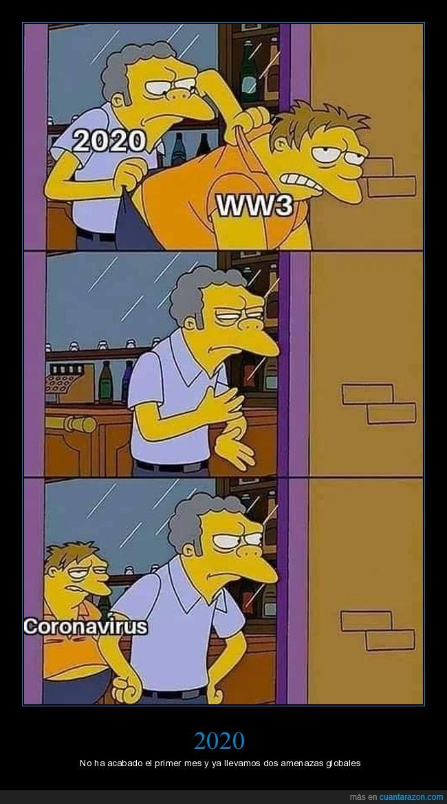 2020,iii guerra mundial,coronavirus,simpsons