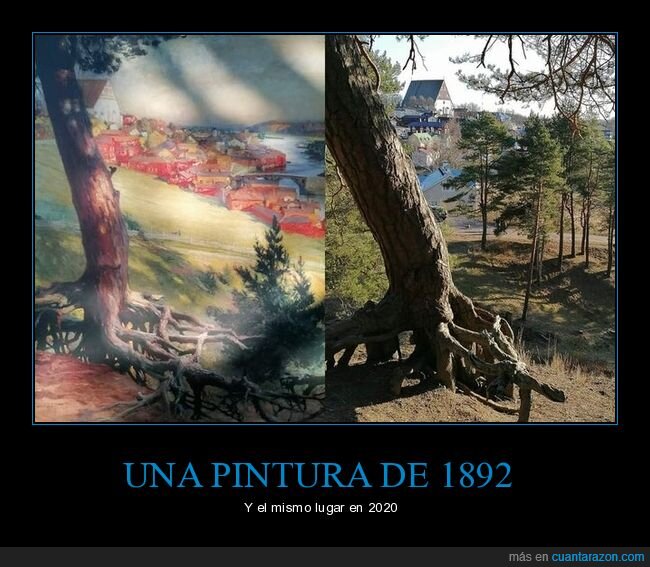 pintura,1892,lugar,2020,antes,ahora