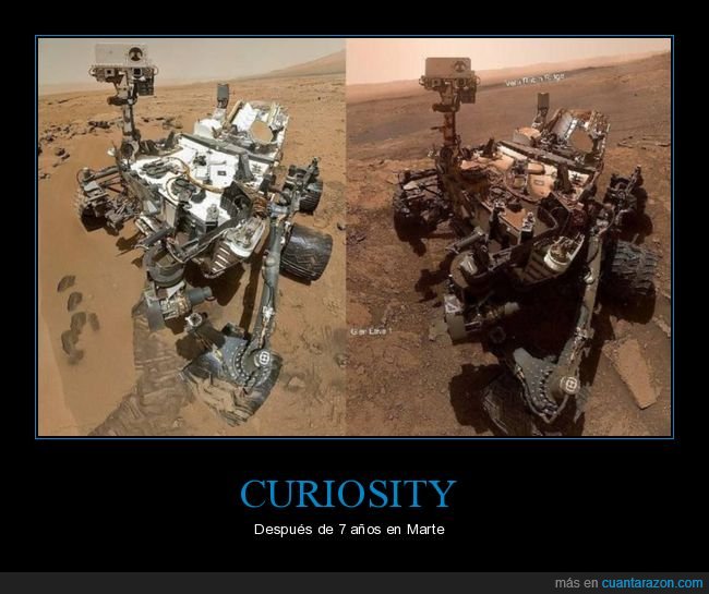curiosity,7 años,marte