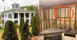 Enlace a Una pareja reforma una mansión de 168 años y encuentran una habitación secreta llena de objetos curiosos