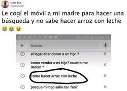 Enlace a ¿Una madre que no sabe hacer arroz con leche? Desconfía