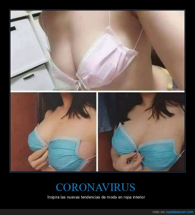 sujetadores,mascarillas,coronavirus