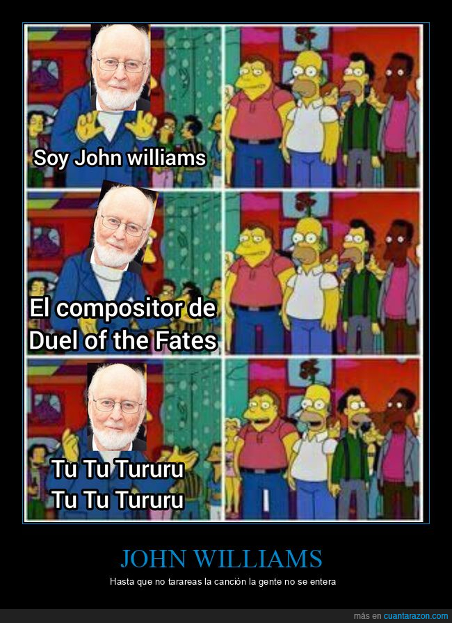 john williams,compositor,duel of the fates,star wars,simpsons