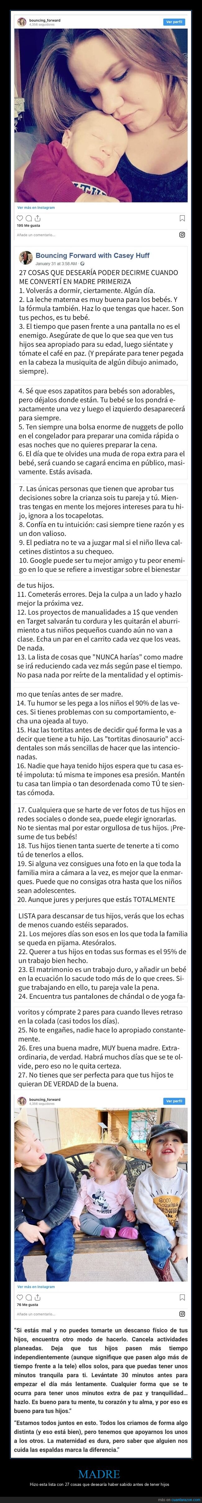 madre,lista,saber,hijos