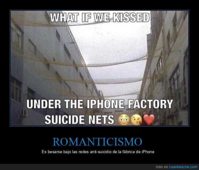 besarse,redes,anti suicidio,fábrica,iphone