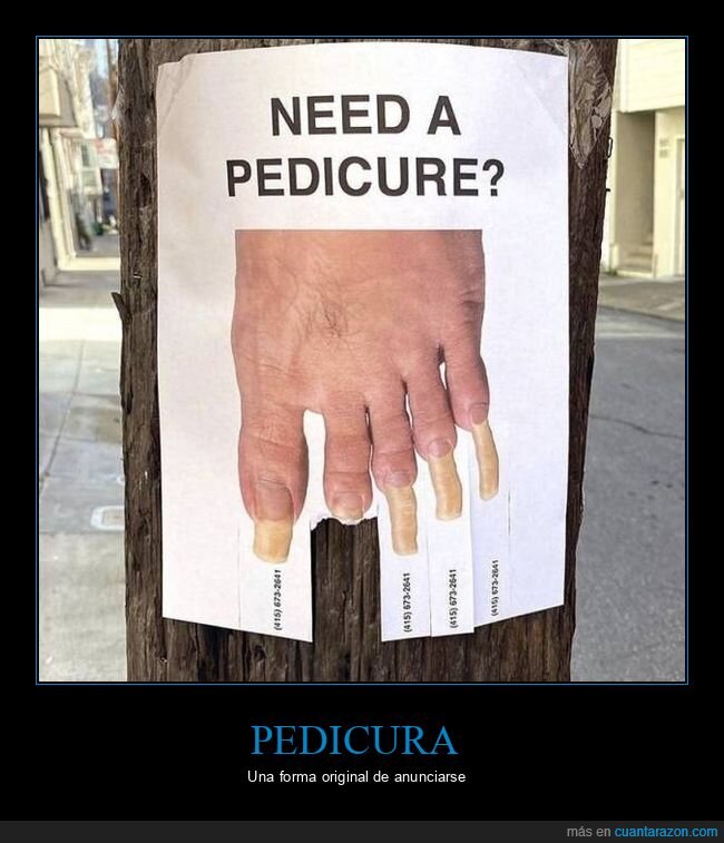 pedicura,uñas,anuncio