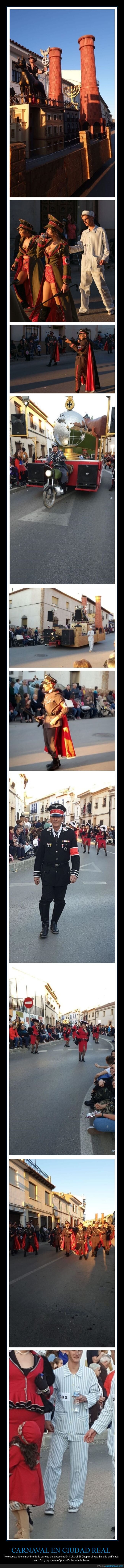 nazis,campos de concentración,crematorios,carnaval,carroza,campo de criptana